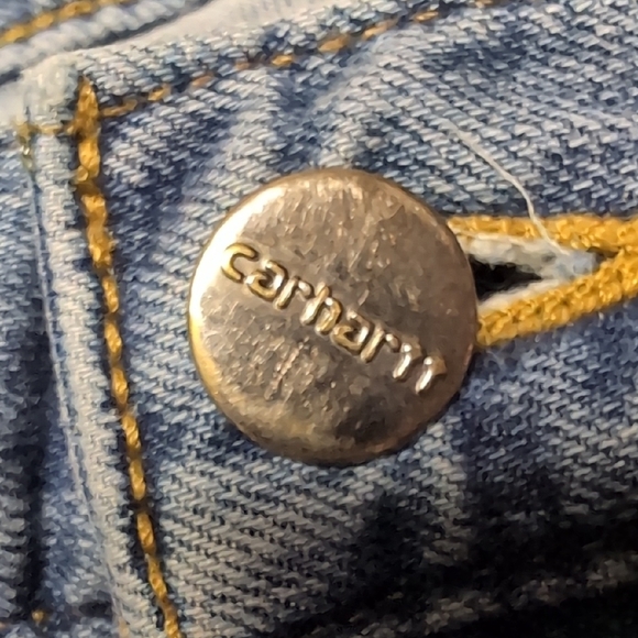 Carhartt Relaxed Fit Light Blue Jeans *Work Worn* - Picture 6 of 10
